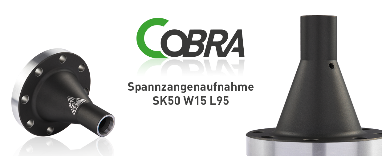COBRA Spannzangenaufnahme SK50 W15 L95