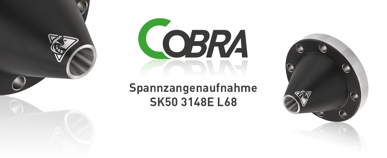 COBRA Spannzangenaufnahme SK50 3148E L68