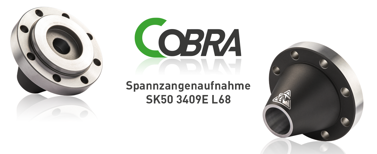 COBRA Spannzangenaufnahme SK50 3409E L68