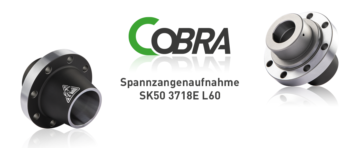 COBRA Spannzangenaufnahme SK50 3718E L60