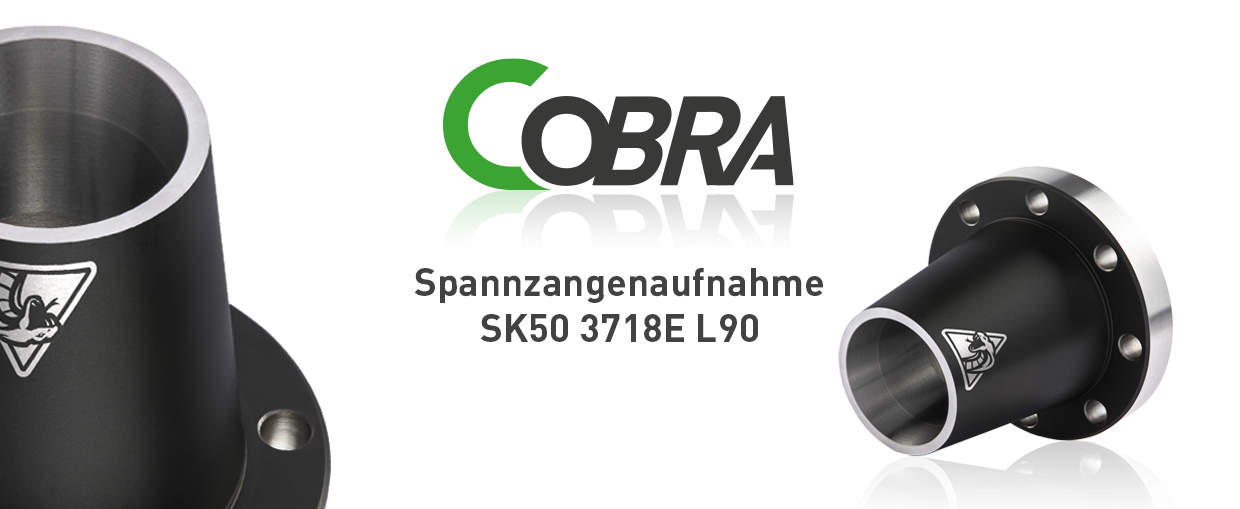 COBRA Spannzangenaufnahme SK50 3718E L90