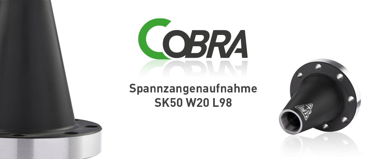 COBRA Spannzangenaufnahme SK50 W20 L98