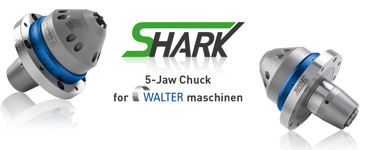 SHARK 5-Jaw Chuck for Walter machines