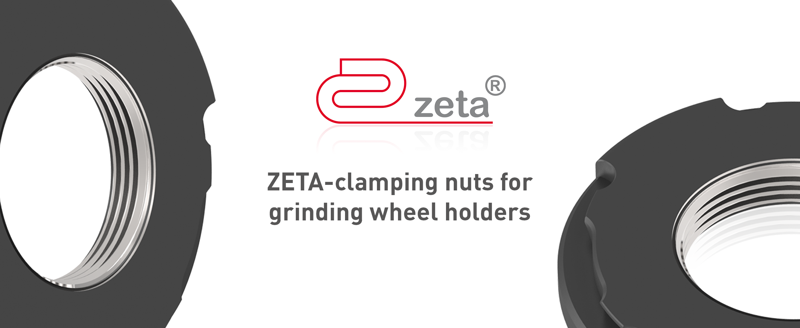 ZETA-clamping nut for grinding wheel holders