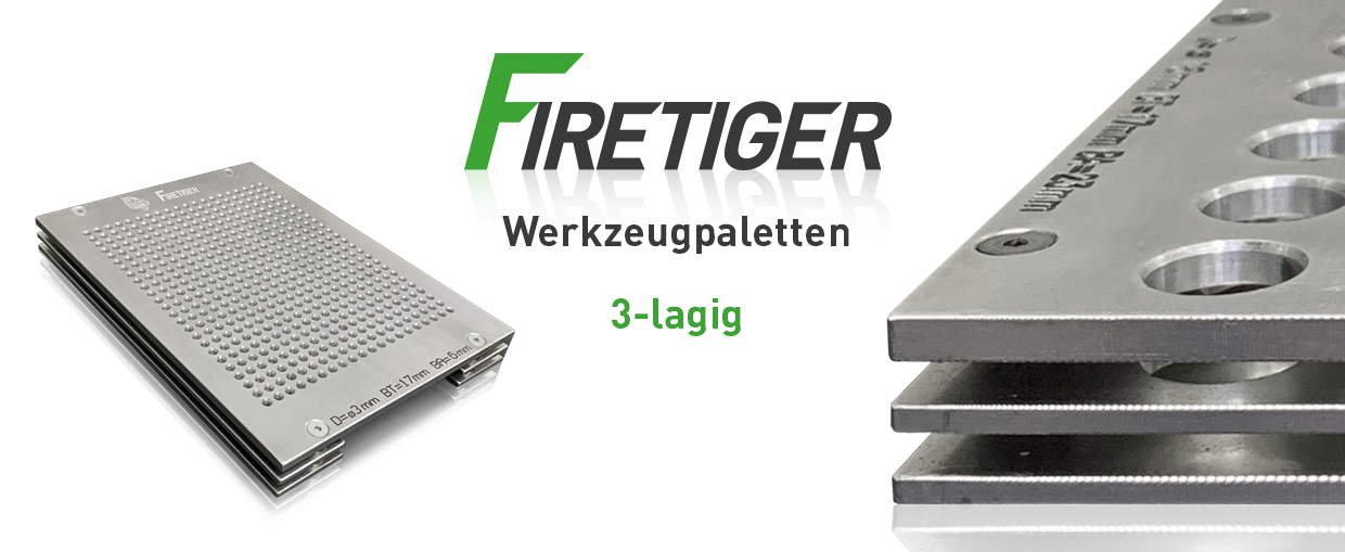 FIRETIGER Werkzeugpaletten 3-lagig