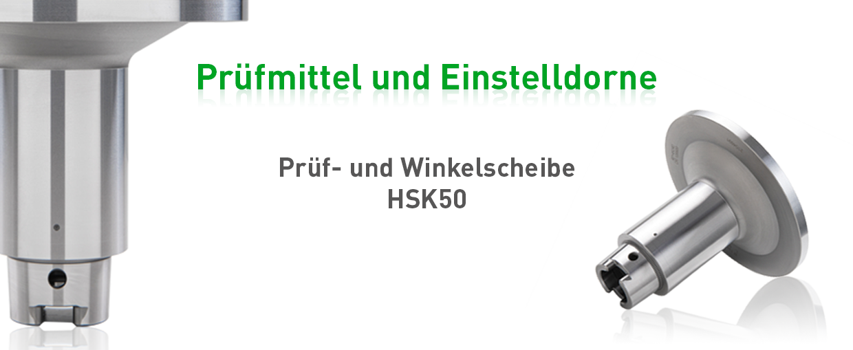 HSK50 Prüf- und Winkeleinstellscheibe